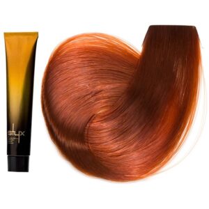 رنگ مو استایکس شماره 8.4 سری مسی و تیتانی رنگ بلوند مسی روشن