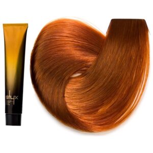 رنگ مو استایکس شماره S604 سری سوپر مد رنگ بلوند دارچینی گرم تیره