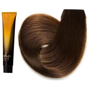 رنگ مو استایکس شماره 7.03 سری طبیعی گرم رنگ بلوند طبیعی گرم متوسط