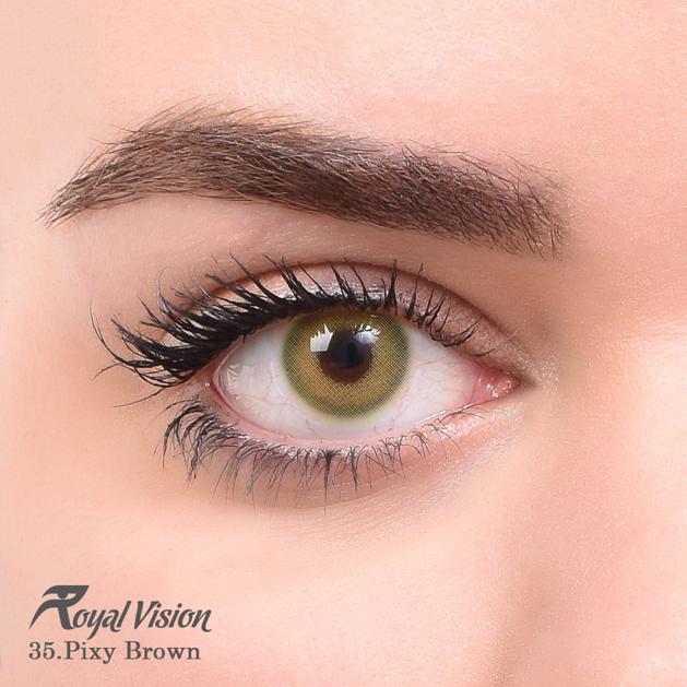 لنز چشم رویال ویژن شماره 36 با رنگ Luxury Brown