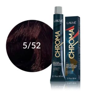 رنگ موی زنانه لاکمه مدل Chroma شماره 5/52 بدون آمونیاک