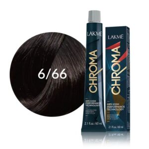 رنگ موی زنانه لاکمه مدل Chroma شماره 6/66 بدون آمونیاک